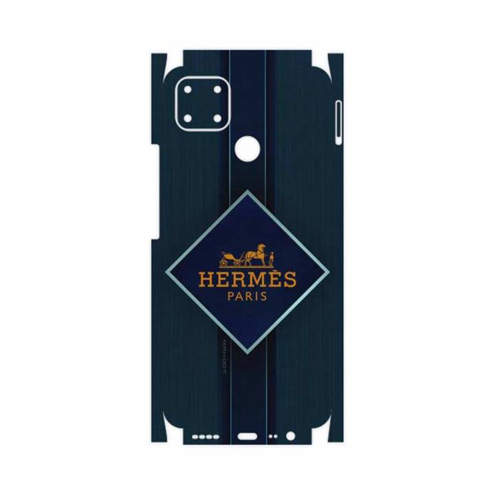 برچسب پوششی ماهوت مدل Hermes-Logo-FullSkin مناسب برای گوشی موبایل ریلمی C25s MAHOOT Hermes-Logo-FullSkin Cover Sticker for Realme C25s